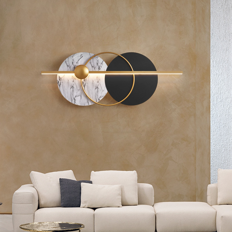 New designer wall light modern minimalist living room background wall aisle decoration creative LED wall lamp