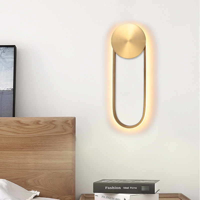 Modern Design Simple Residential Decoration Soft Lighting Aluminum Led Wall Lamp