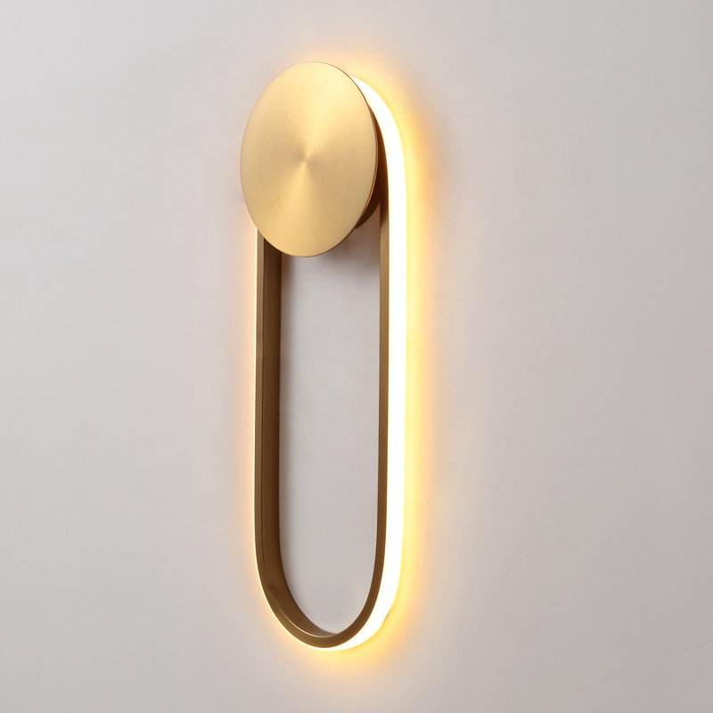 Modern Design Simple Residential Decoration Soft Lighting Aluminum Led Wall Lamp