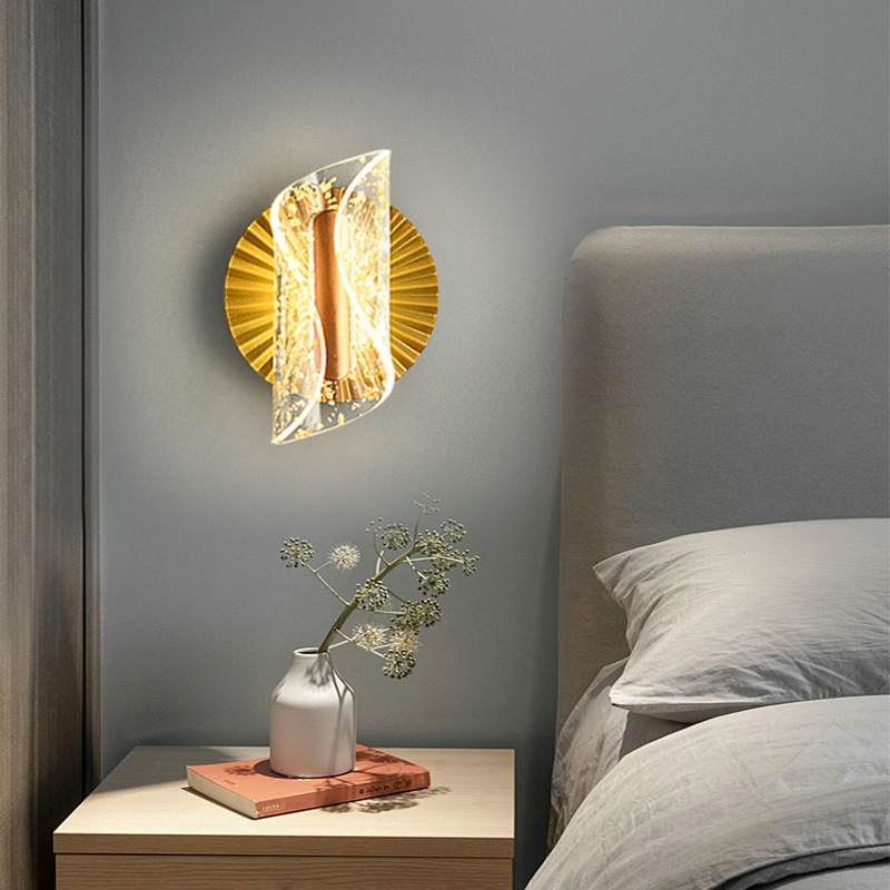 Wall lamp bedroom bed lamp light luxury simple modern wall corridor staircase corridor Nordic creative background wall living room