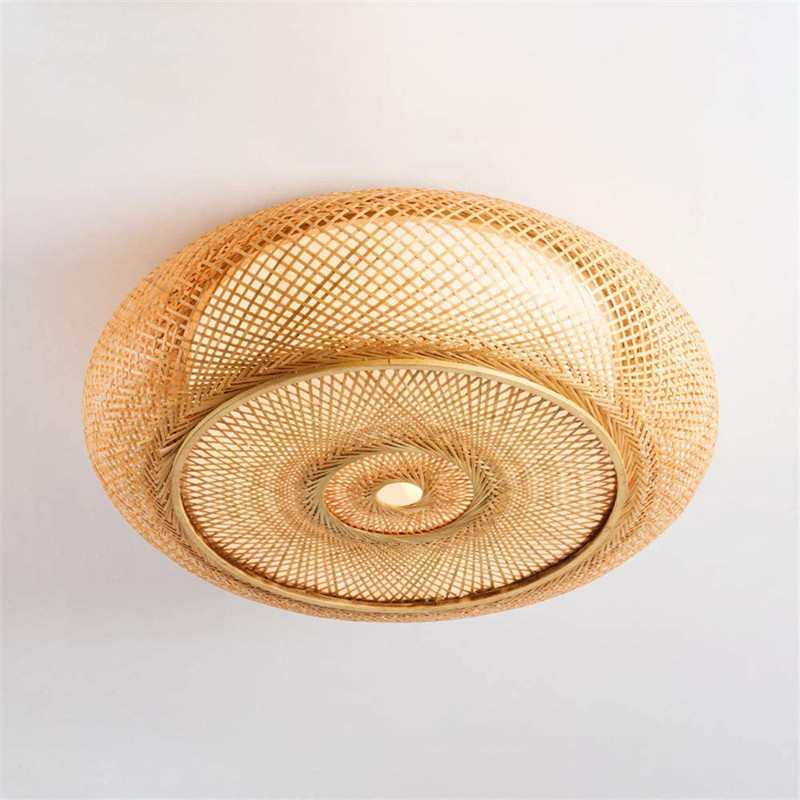 Nordic minimalist bamboo wood chandelier bamboo art Japanese ceiling lamp Zen tea room restaurant homestay living room bedroom bamboo lamp